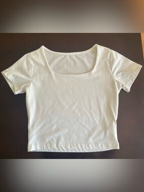 White Crop Top